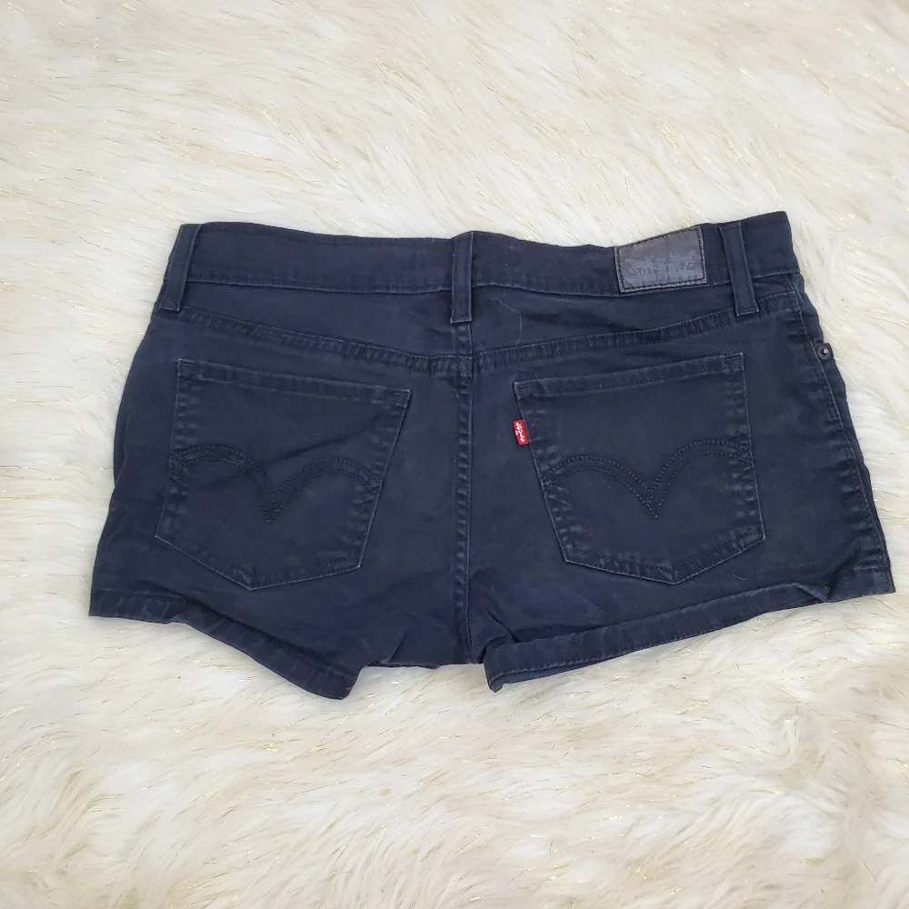 Levi's Black Denim Shorts